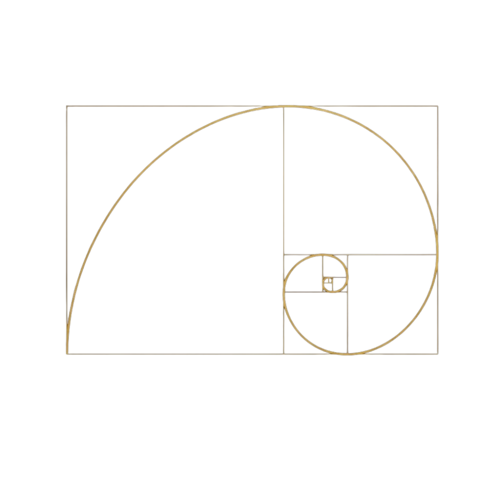 Golden Spiral - Fibonacci sequence visualization